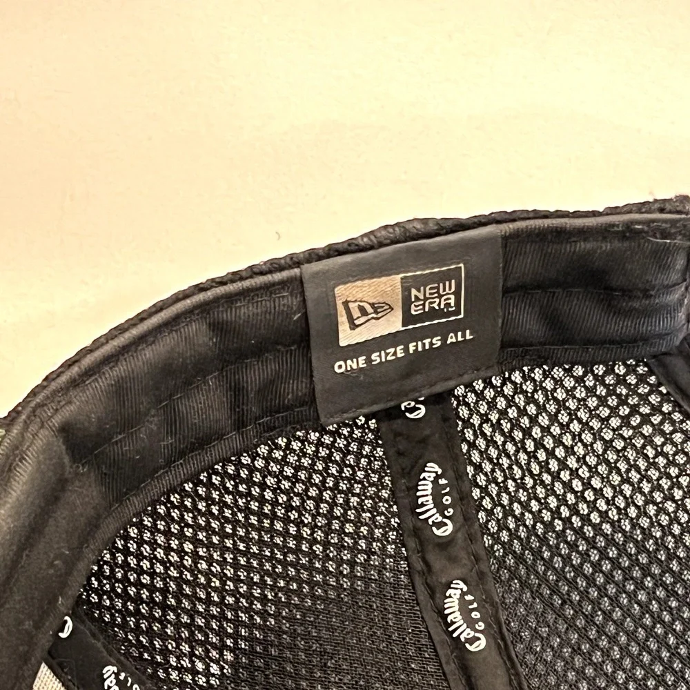 Callaway Hat‎ Cap Strap Back Red Black Golf Golfer Casual Mens Golfing - Picture 9 of 11